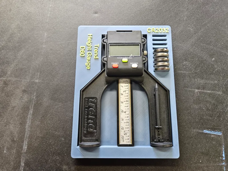 Trend Height Gauge D60 Gridfinity CR2032 