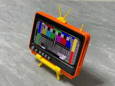 Fun Retro TV Phone Stand - Retro TV - Phone Stand