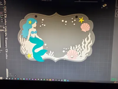 Mermaid Name plate