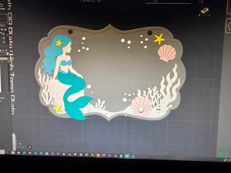 Mermaid Name plate