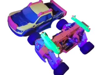 V9 WLTOYS 124 X CENTRAL DIFF TRUGGY 1:12 FREE DEMO