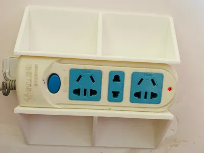 Small Multi-functional Wall-mounted Socket Slot Shelf