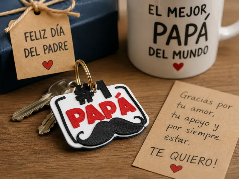 Llavero dia del Padre Dad Day