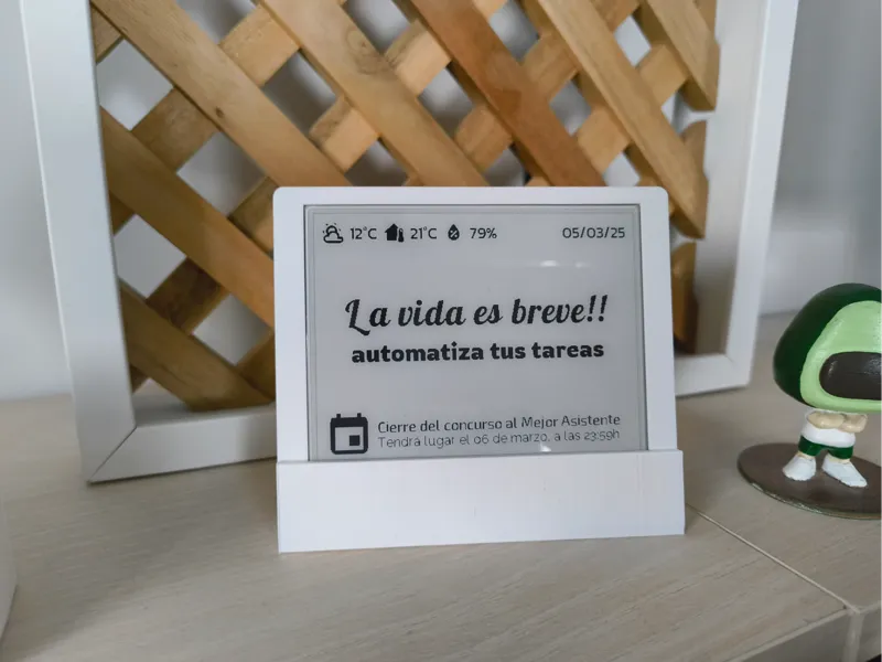 Soporte CrowPanel ESP32 4.2” E-paper