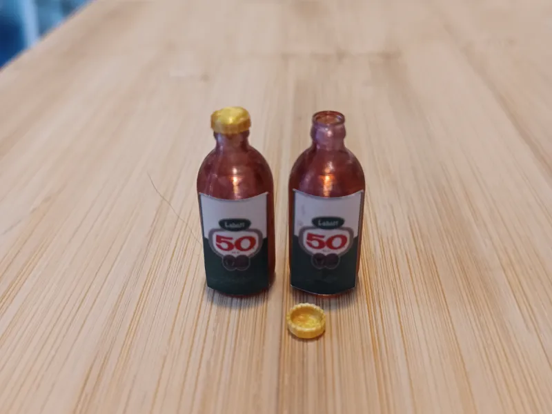 Stubby Vintage Beer Bottle