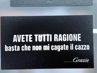 Scatola "Avete tutti ragione ......