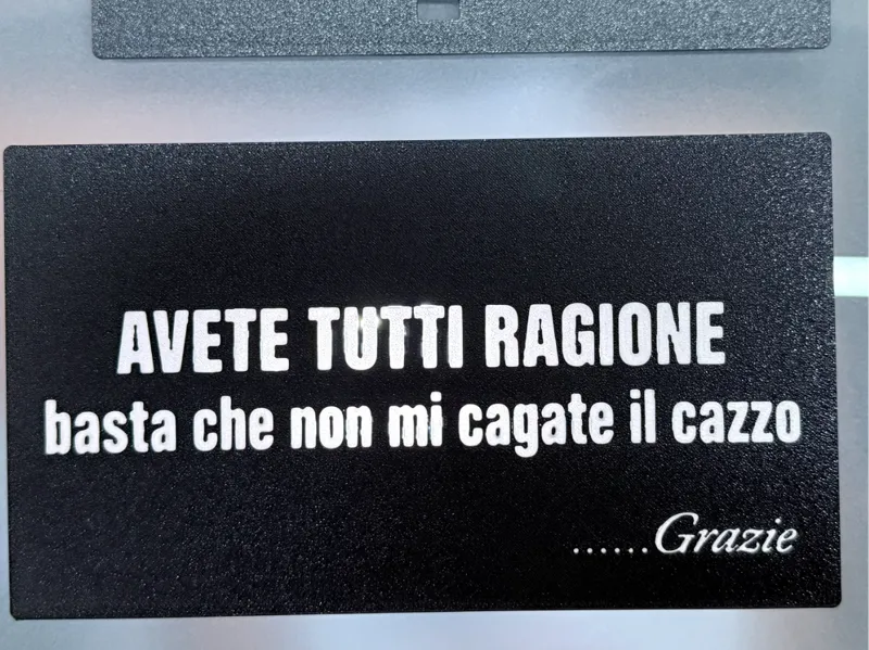 Scatola "Avete tutti ragione ......