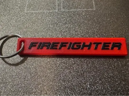 Firefighter Keychain