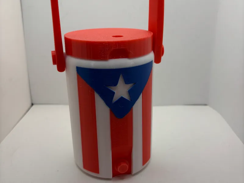 Puerto Rican Flag Coolie /3mf for Snap Maker U1