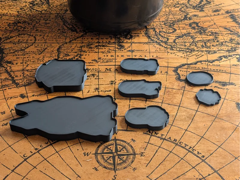 Revenant Board Game Ship Bases