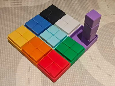 Montessori Educational Multi-color Children's Brick Teaching Aid