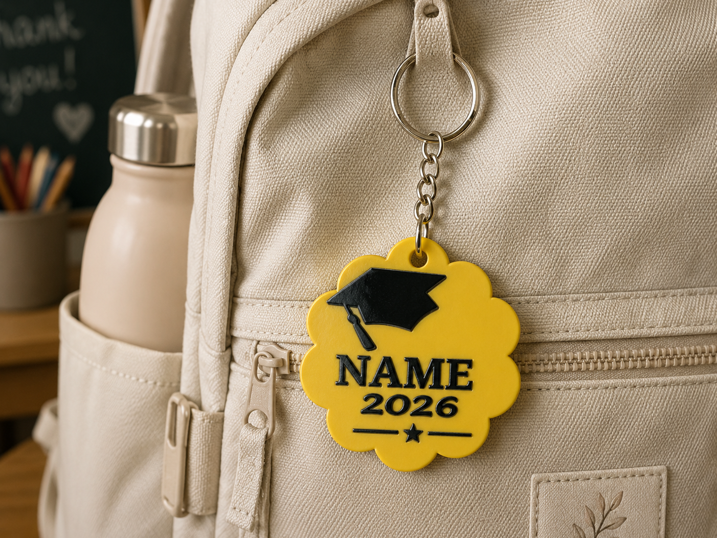 Graduation Name Keychain 2026