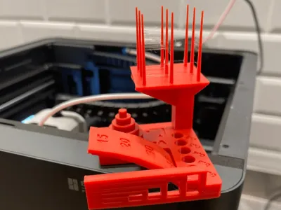 benchmark with overhang and stringing
