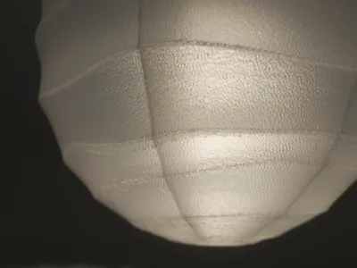 Wave Imitation Paper Lamp