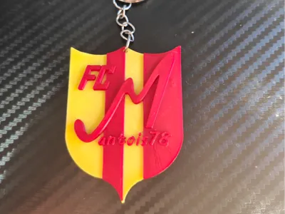 FC Mantois Logo keychain without AMS