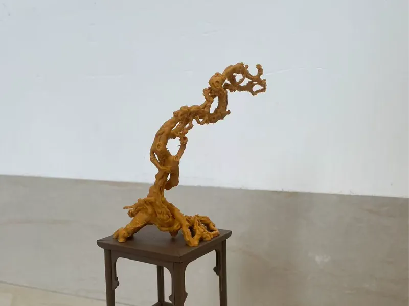 适用1/6中式古风场景的根雕笔架，可缩放用于微盆景骨架，鸟站架等