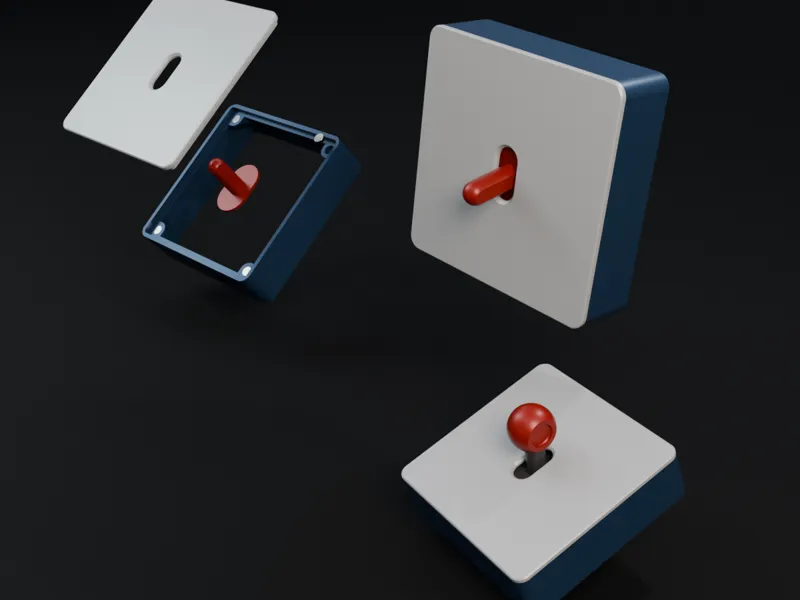 Light switch cover with magnetic panels