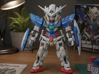 GN-Style Blue Mecha