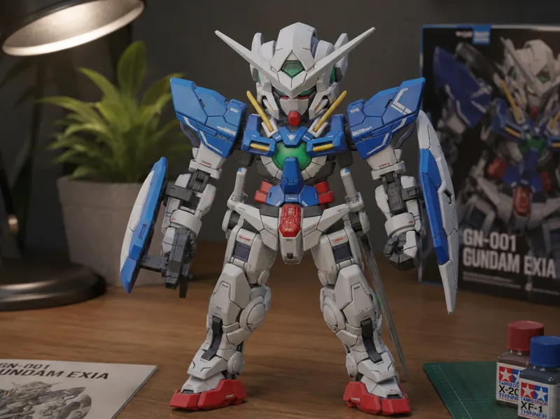 GN-Style Blue Mecha 