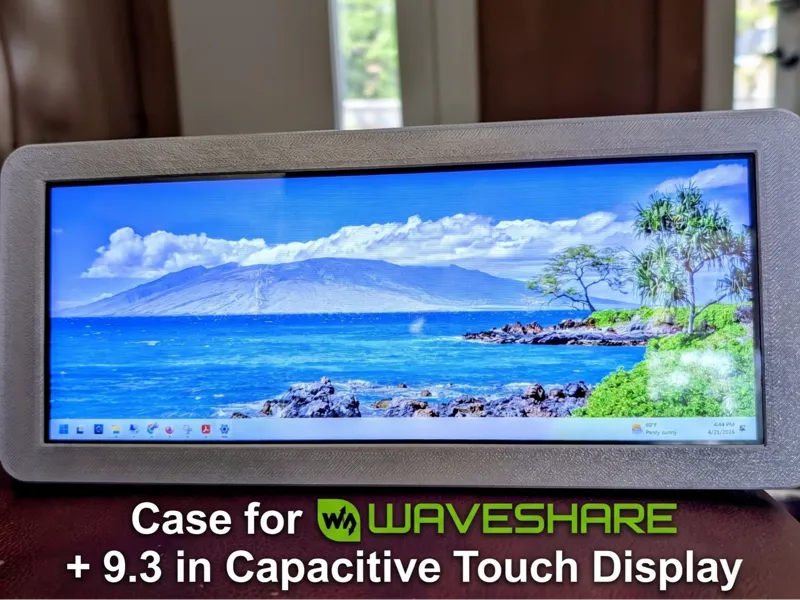 Case for Waveshare 9.3in Capacitive Touch Display
