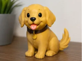 Cute Cartoon Puppy Dog | Easy Print | No Supports