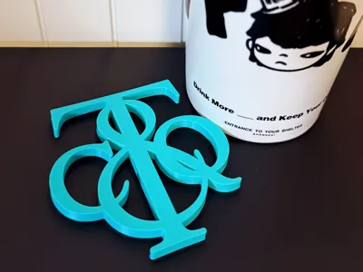 [Only 10g] Luxury/High-End Brand Series | Tiffany Coaster - Adapted for Bambu Lab Turquoise