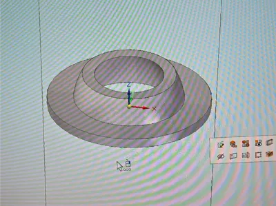 Inner cap for CO2 bottle 