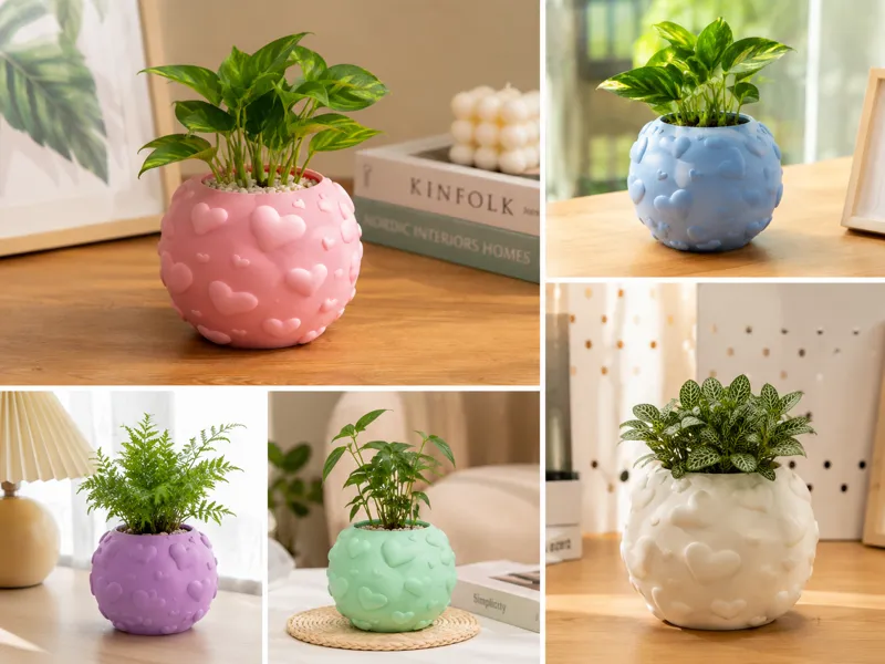 Heart Pattern Pot 1