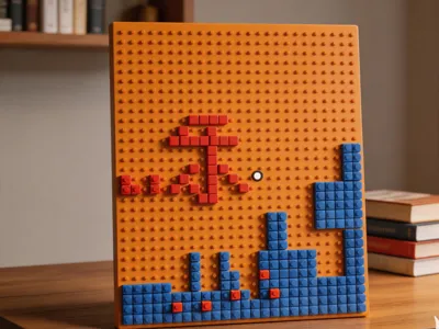 Perler Bead Pegboard (Modular Version)