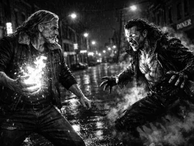 Wizard Vs Vampire Hueforge