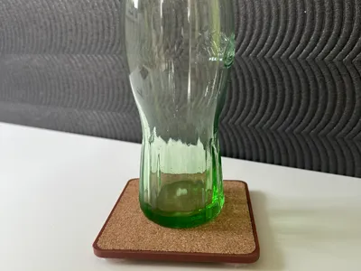 Minimalist Coaster with Cork Insert