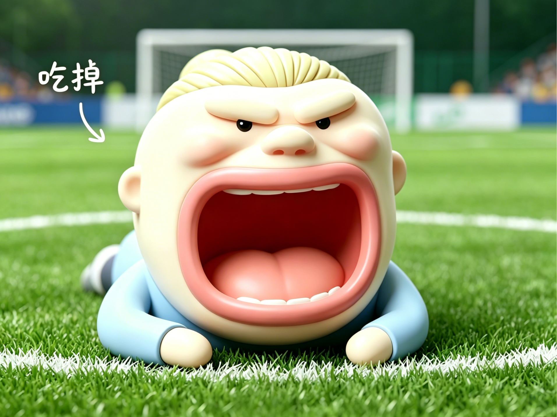 哈兰德吃小孩