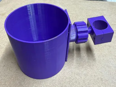 20mm Pole Clamp Cup Holder (Ball Joint Mount)