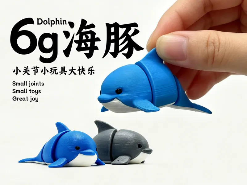 6g海豚-关节可动小海豚