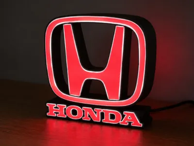 Honda Logo Lightbox 