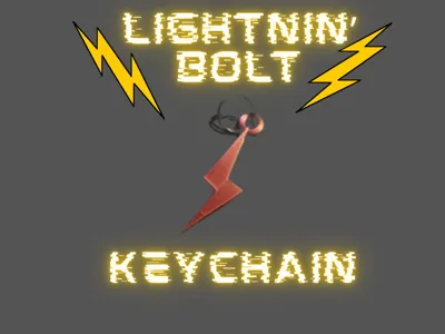 Lightning Bolt Keychain