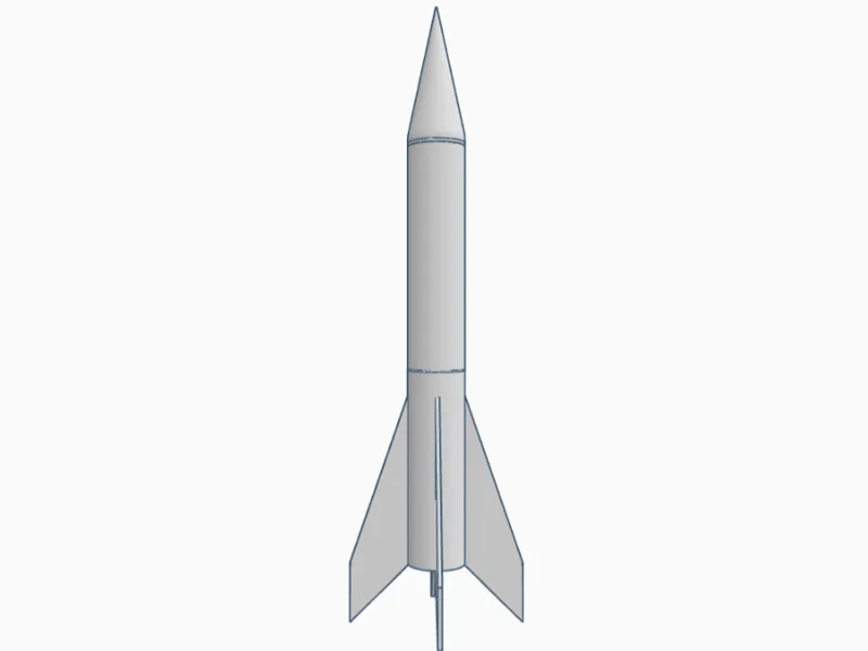 E class model rocket D motor