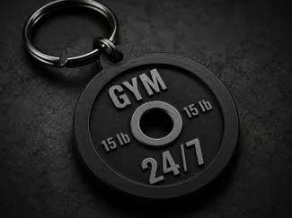 GYM 24/7 keychain