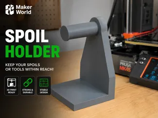 Multi filament external spool holder
