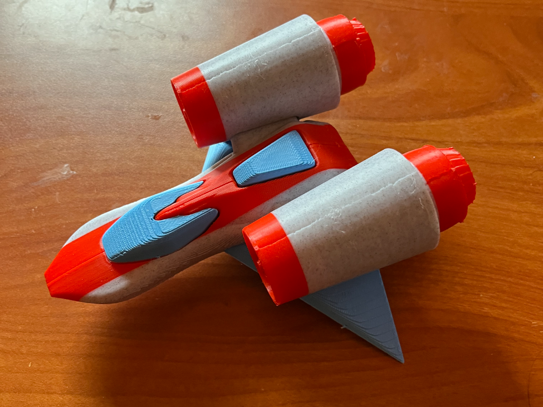 01 Explorer - spacecraft model, kitcard