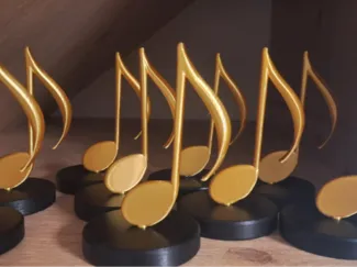 Music Note Figurine