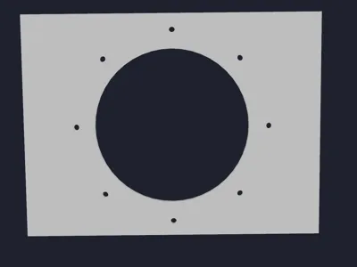 Labrax 120mm Custom Fan Top Panel