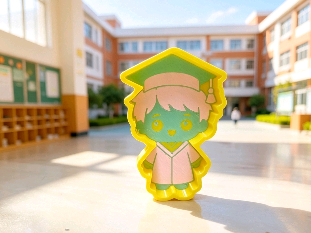 博士小男孩，愿天下学子学业有成。