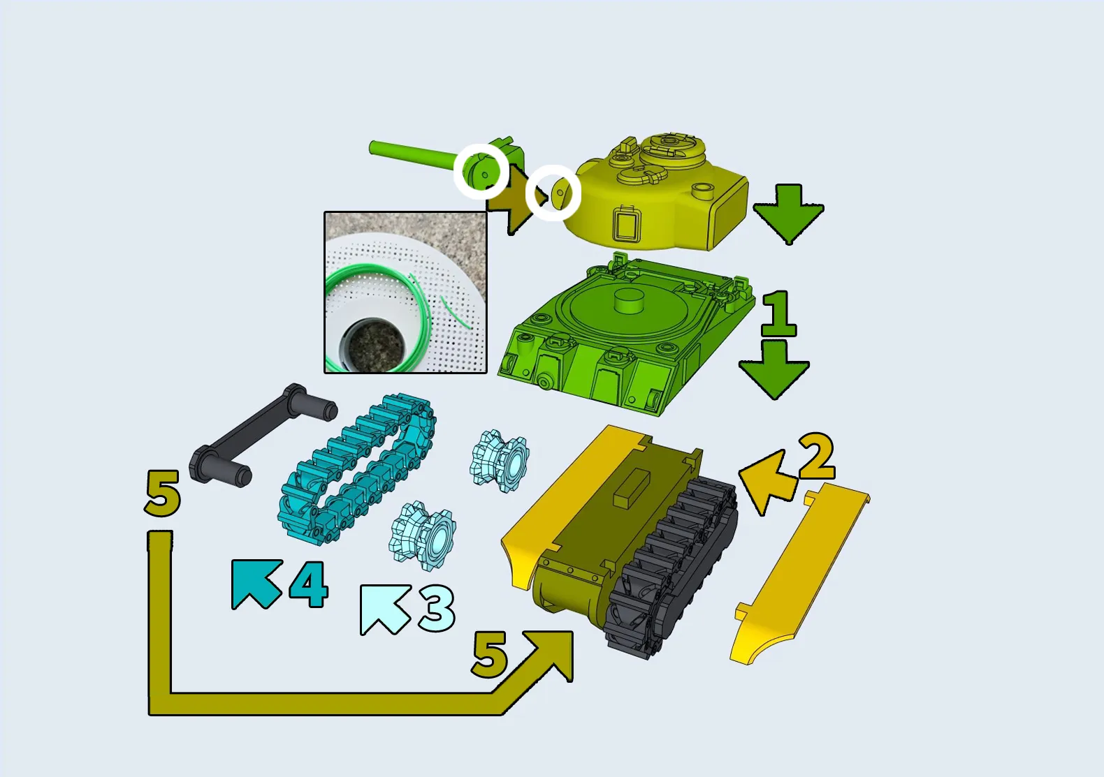 40M4A3 Jumbo Assault Tank M4A3 Sherman Jumbo Tank - Free 3D Print Model ...