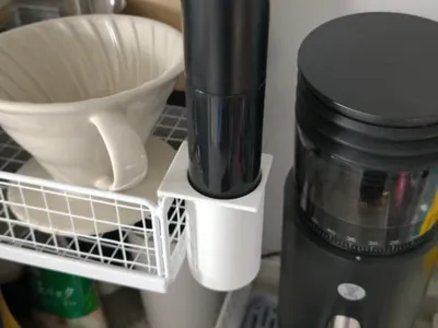 2-in-1 Hanging Milk Frother & Whisk Holder