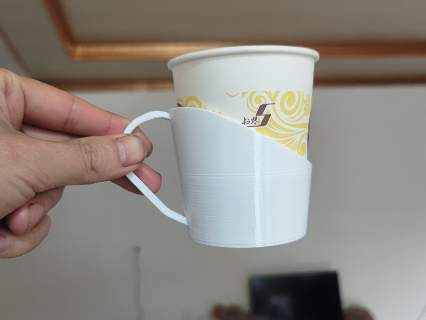 防烫一次性纸杯托
