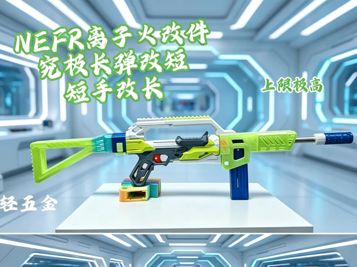 NERF离子火发射器，究极长弹改短，短手改长，套件