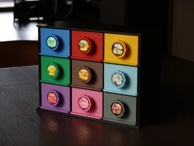 Nine Colors Gather | Eevee Drawer Card Storage Box