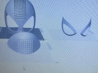 spider man ps4 face shell