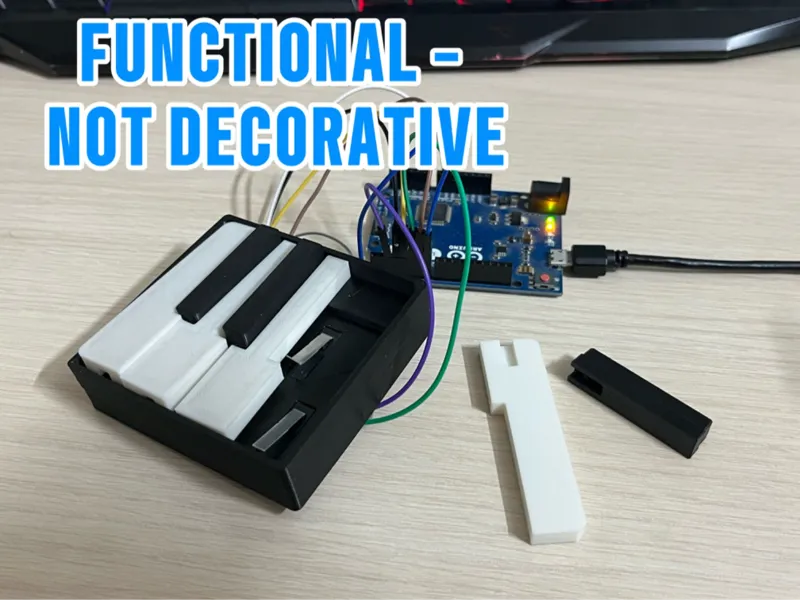 Real Working Mini Piano – Arduino Leonardo Edition